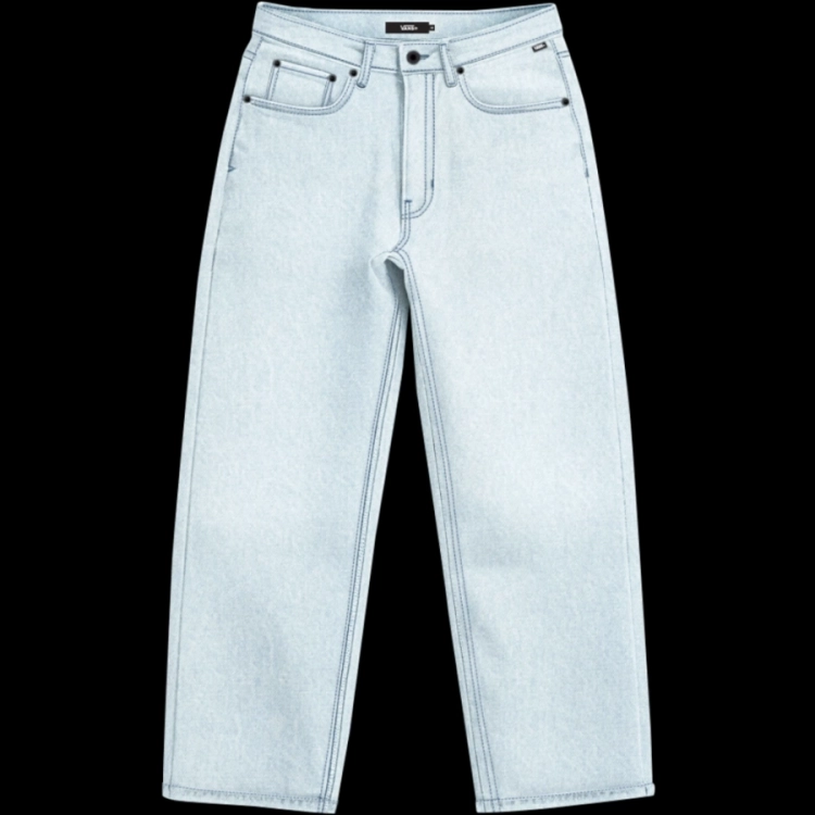 CHECK 5 LOOSE DENIM BLUE ICE