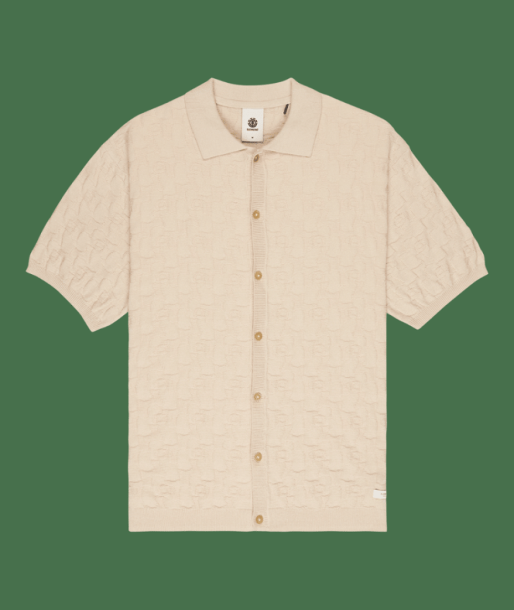 SIGHT TEXTURED KNIT POLO teg0