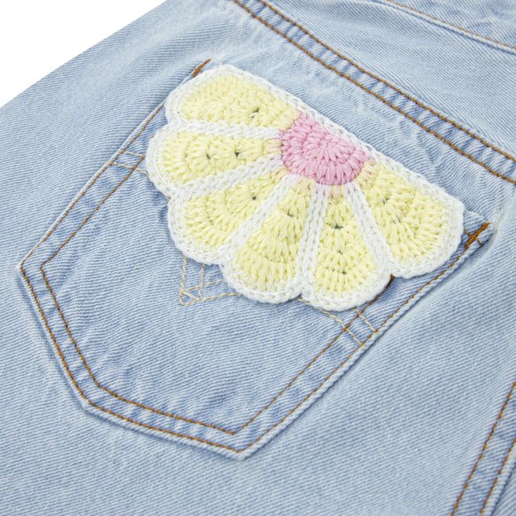 CROCHET APPLIQUE A-LINE SHORT LD9