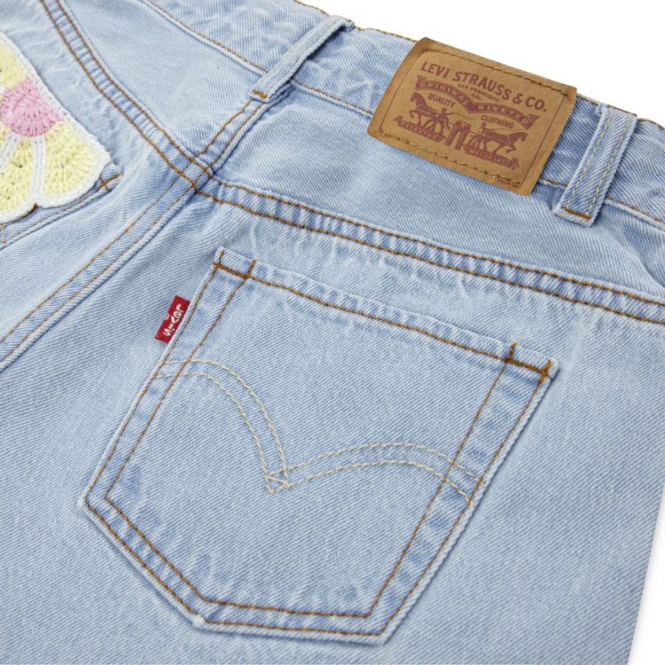 CROCHET APPLIQUE A-LINE SHORT LD9