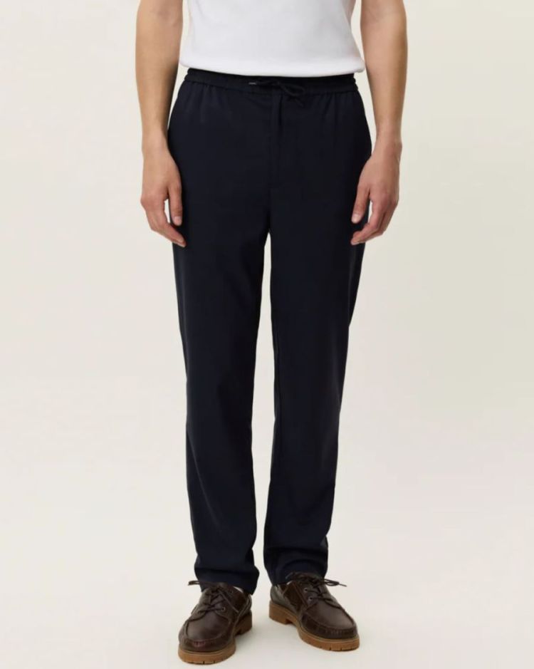 Como Tapered Drawstring Pants DARK NAVY