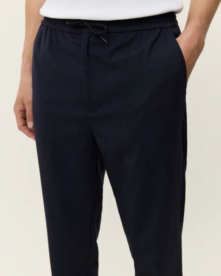 Como Tapered Drawstring Pants DARK NAVY