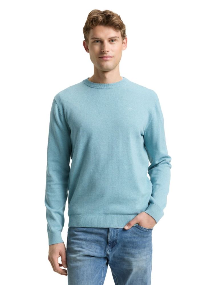 basic crewneck knit Pullover 39104