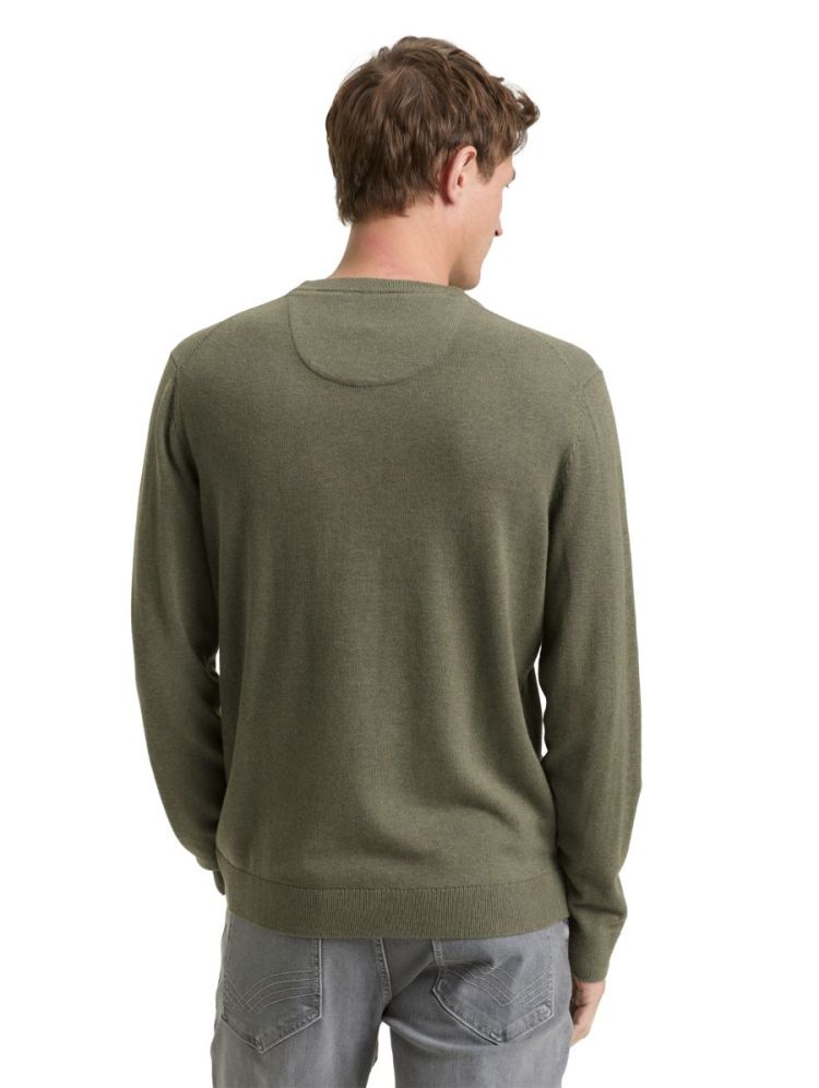 basic crewneck knit Pullover 39401