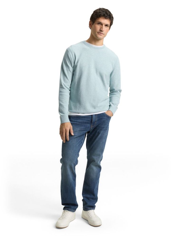 structured crewneck knit Pullo 39417