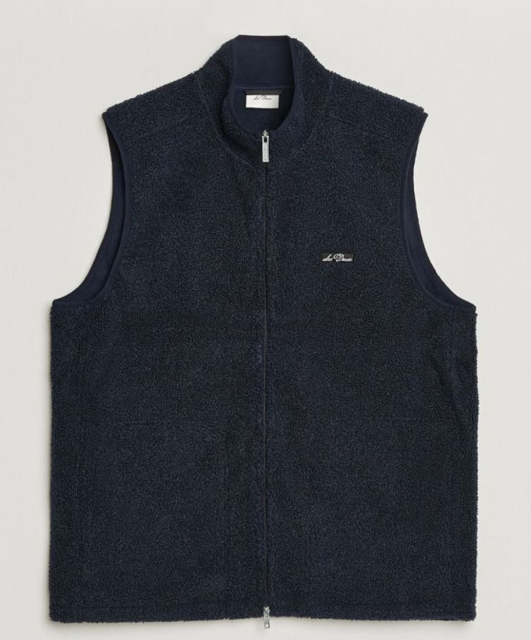 Patch Teddy Vest dk navy