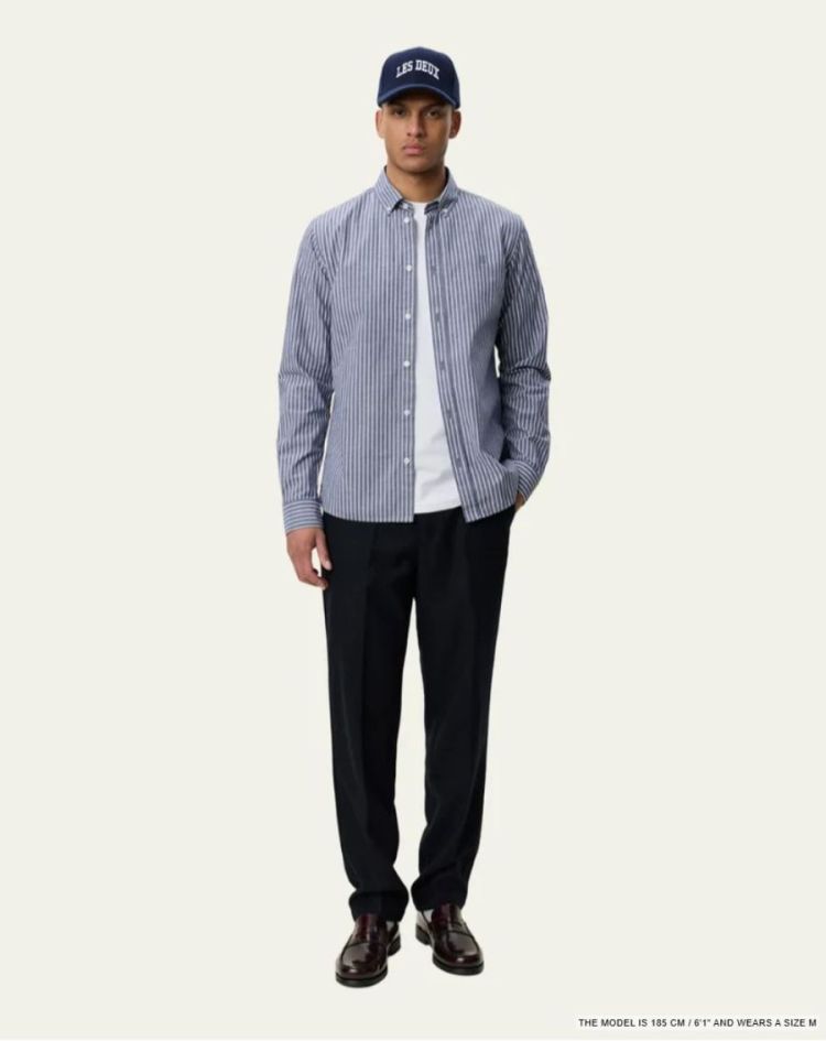 Light Oxford Striped Shirt blueprint
