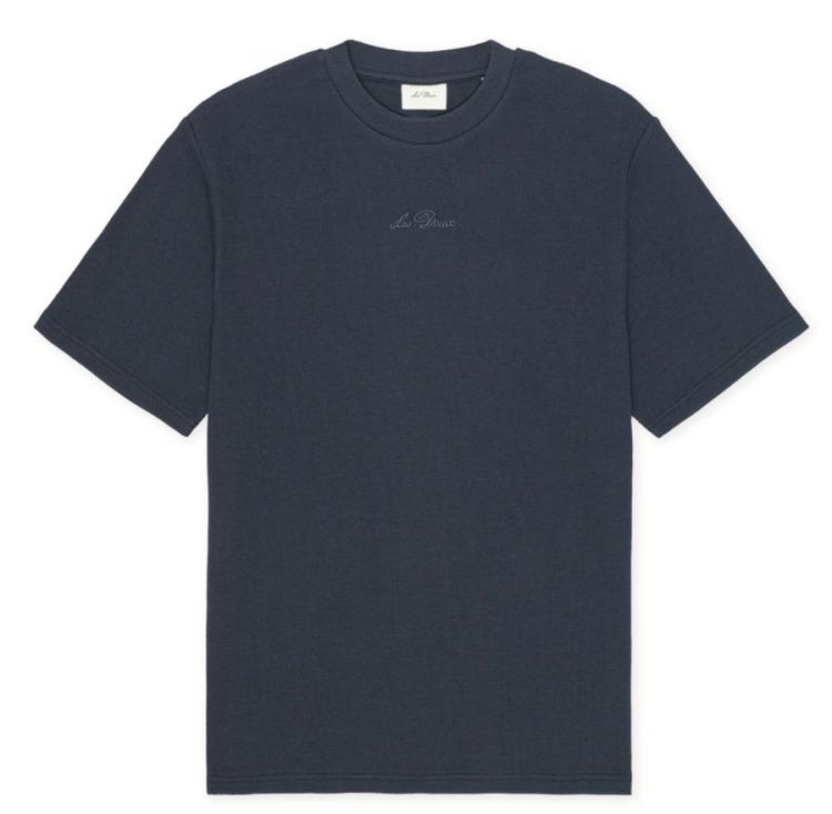 Signature Waffle T-shirt INDIA INK BLUE