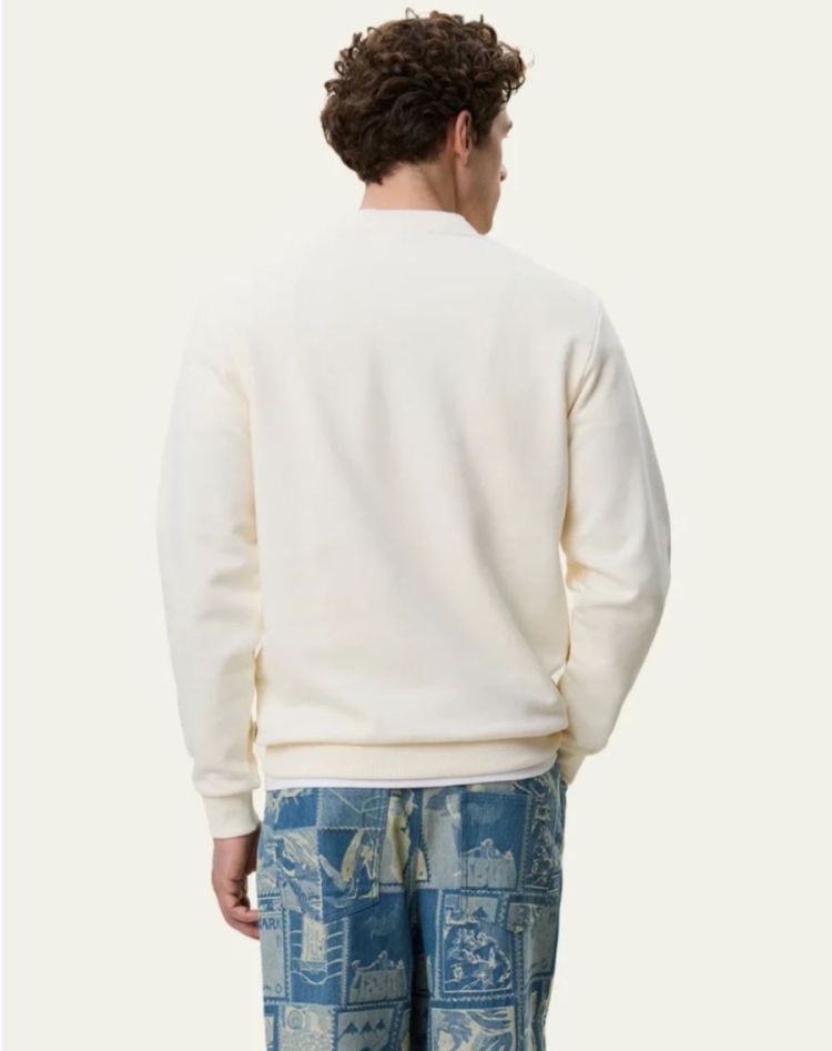 Signature Print Sweatshirt LT IVORY