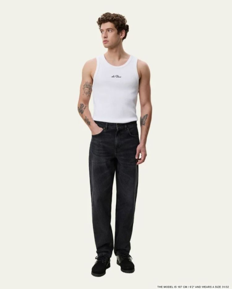 Ryder Black Washed Denim Jeans black wash deni
