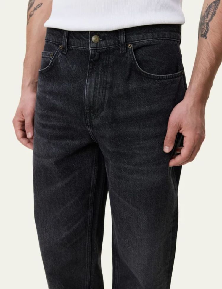 Ryder Black Washed Denim Jeans black wash deni