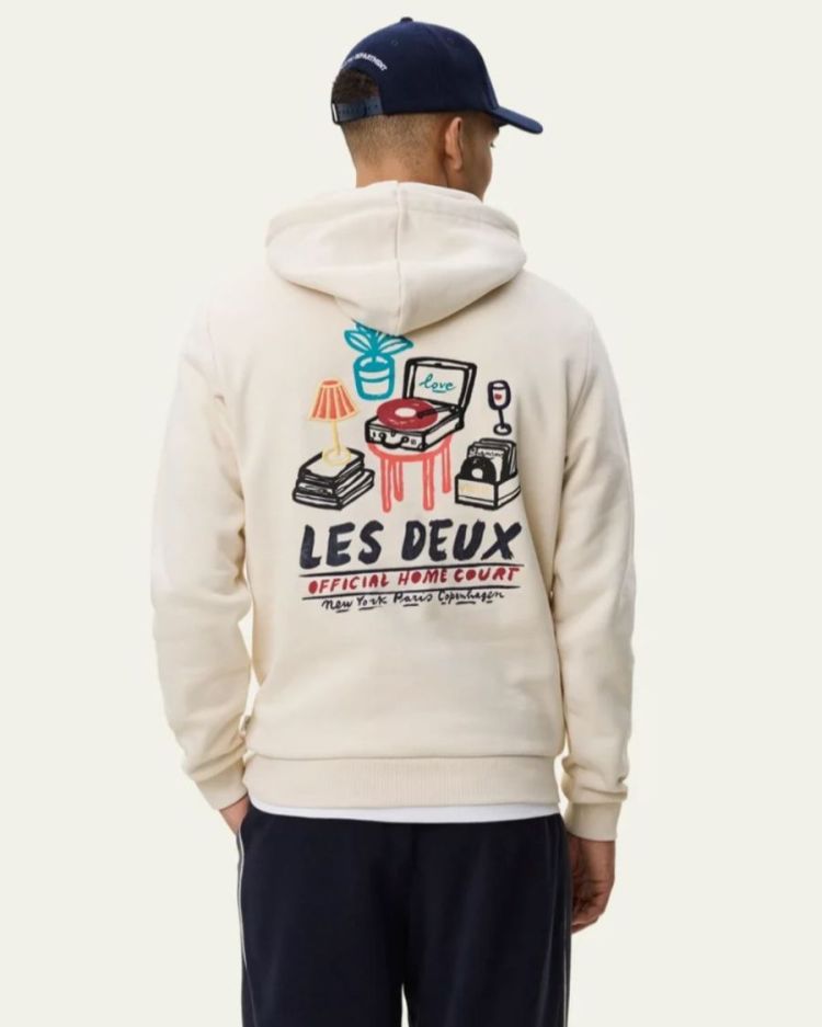 Record Hoodie ivory