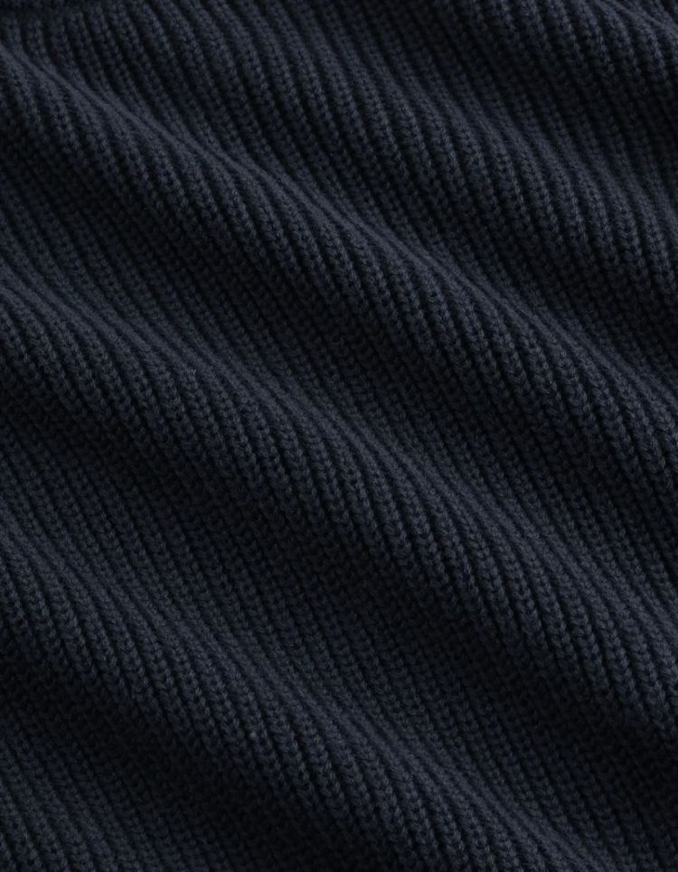 Rib Crewneck Knit KIDS DK NAVY