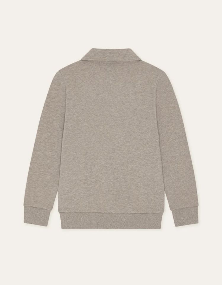 College Rugby Polo Sweatshirt DK SAND MEL