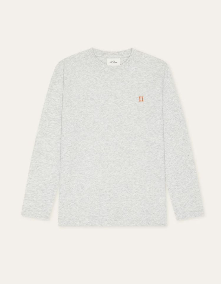 Core Contrast LS T-Shirt KIDS SNOW MELANGE