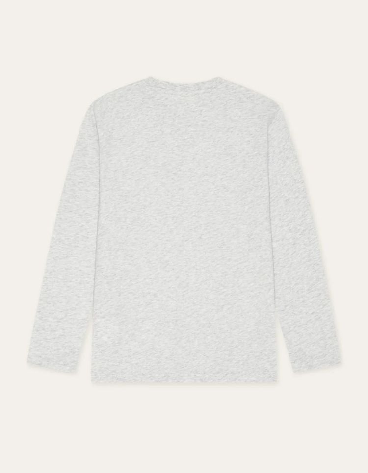 Core Contrast LS T-Shirt KIDS SNOW MELANGE