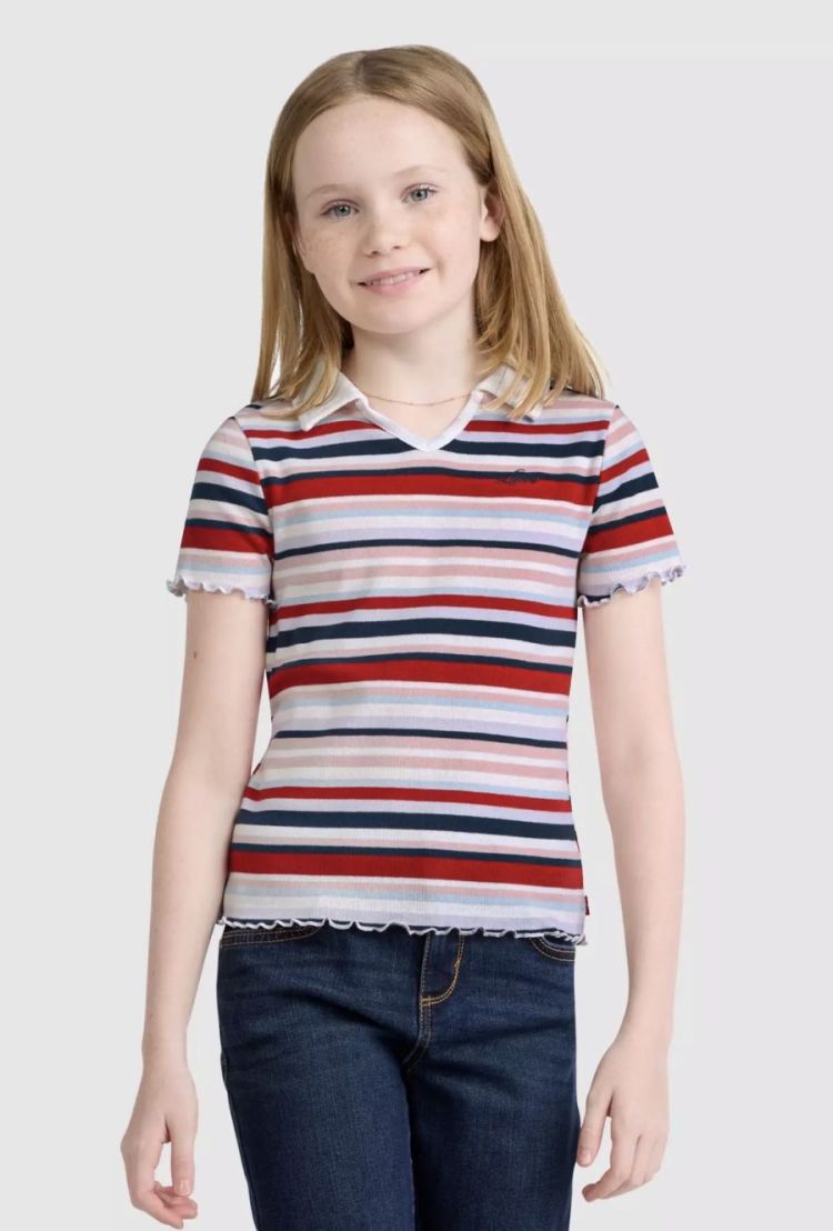 LVG POLO SS KNIT TOP W0E