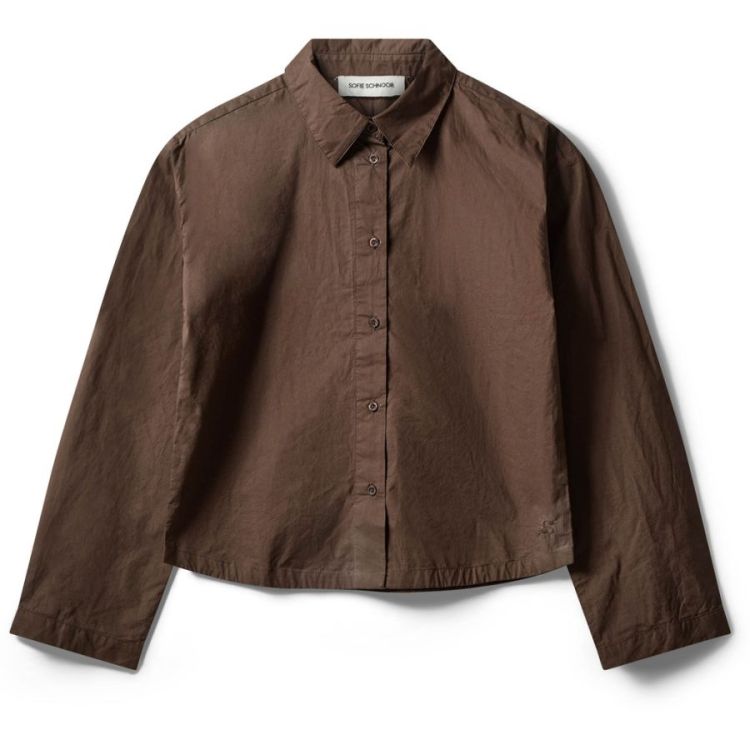 SylviaSY Shirt off brown 7014