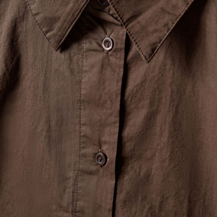 SylviaSY Shirt off brown 7014