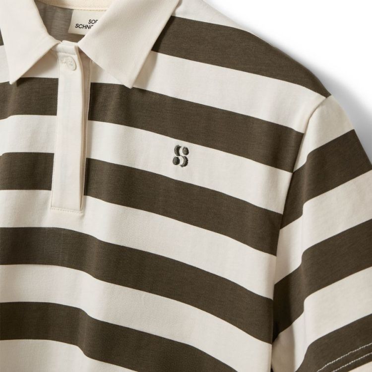 PilSY Polo brown striped 7113