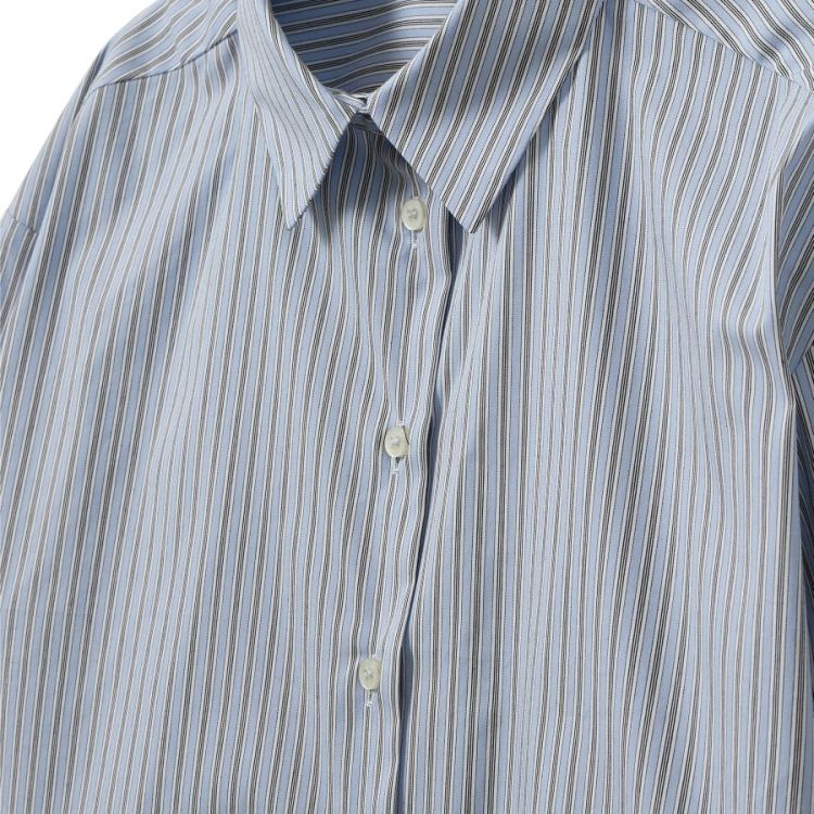 NeyaSY Shirt blue striped 5092