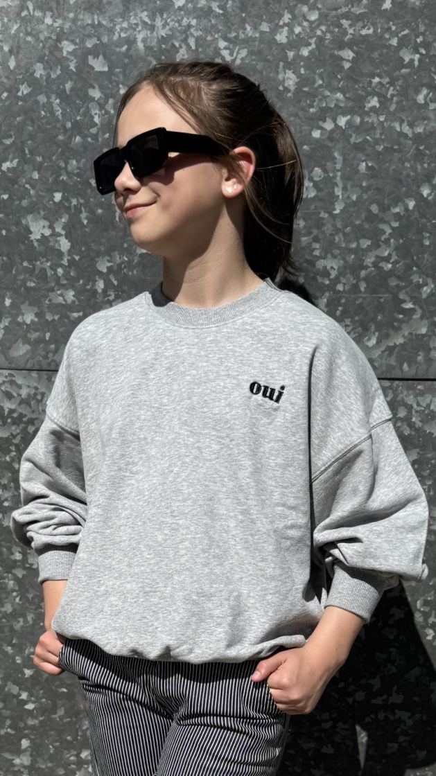 EliSY Sweatshirt Grey melange 8010